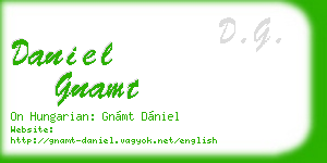 daniel gnamt business card